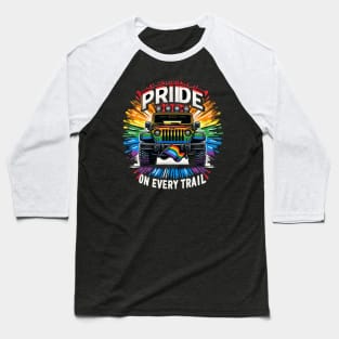 jeep Pride Ride Baseball T-Shirt